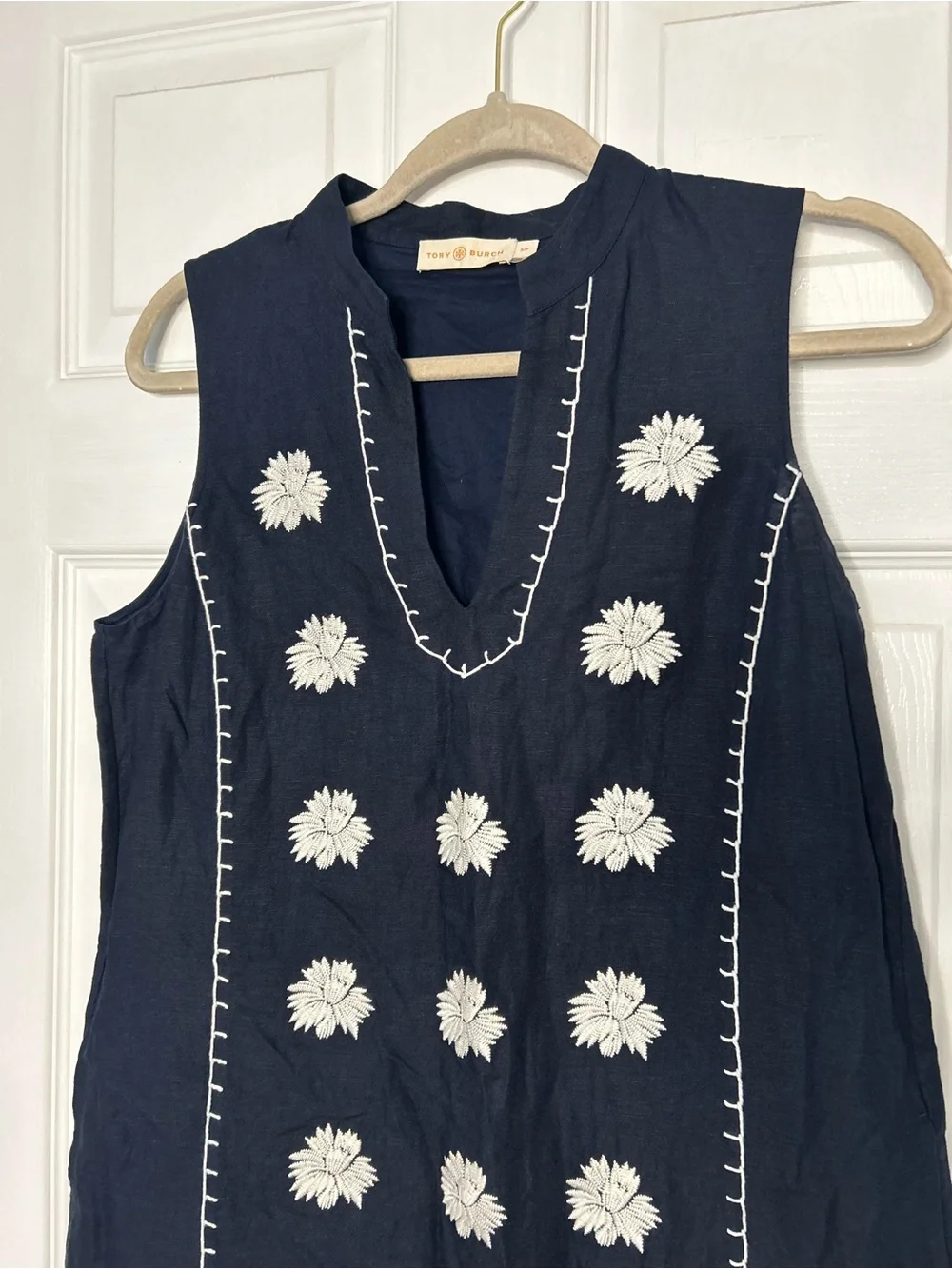 Tory Burch Embroidered Beach Dress